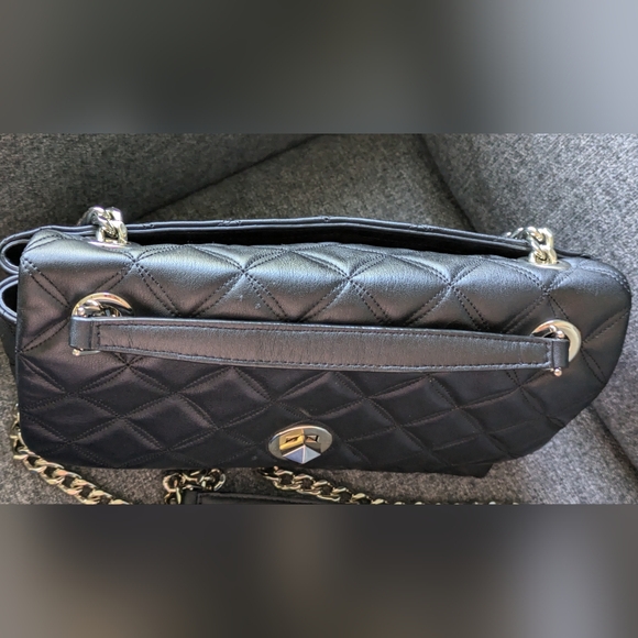 Kate Spade Natalia Black Flap Shoulder Bag. - Picture 5 of 16